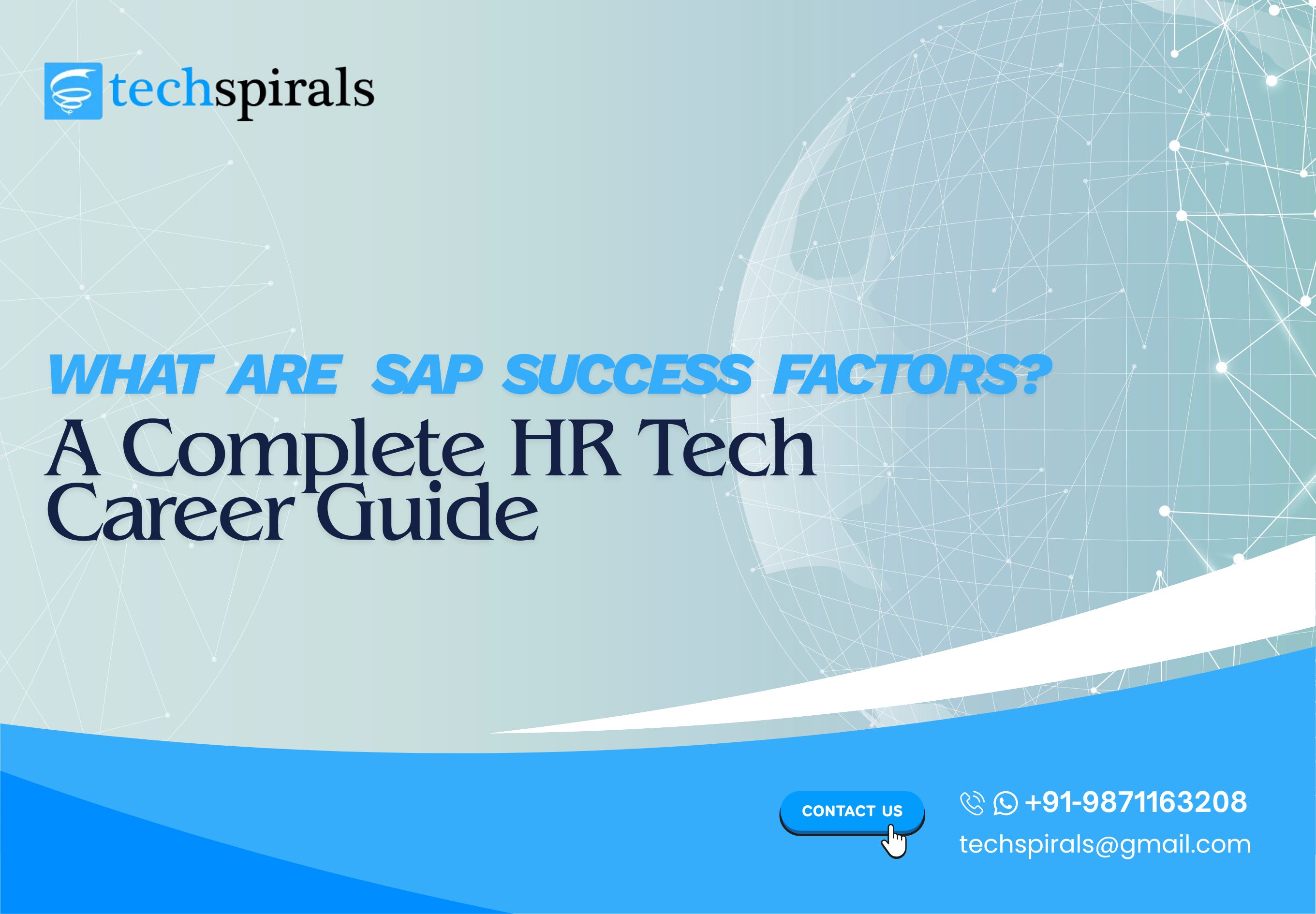SAP SuccessFactors dashboard showing HR management tools and analytics