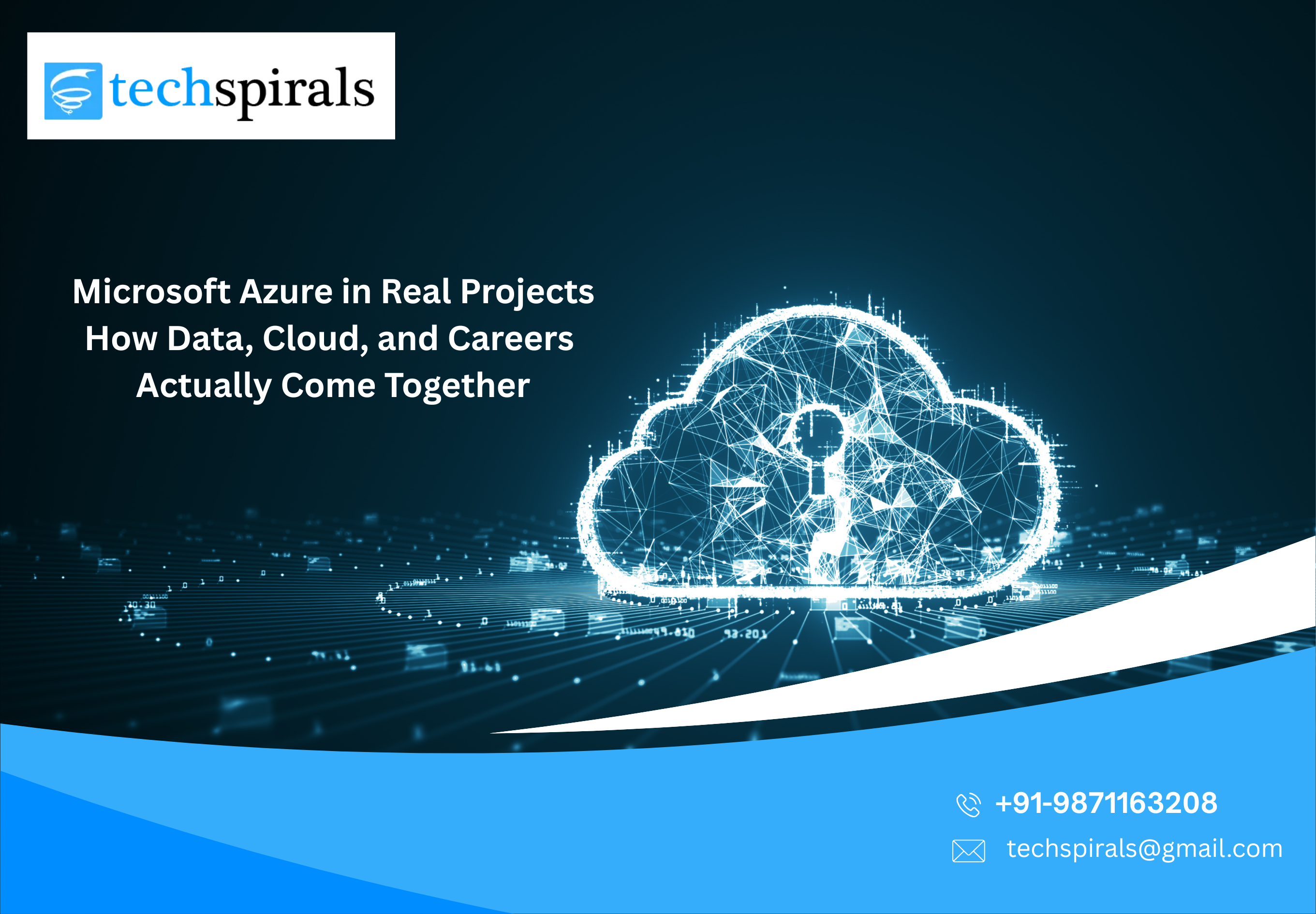 Microsoft Azure cloud platform in real projects showing data integration, cloud solutions, and career opportunities